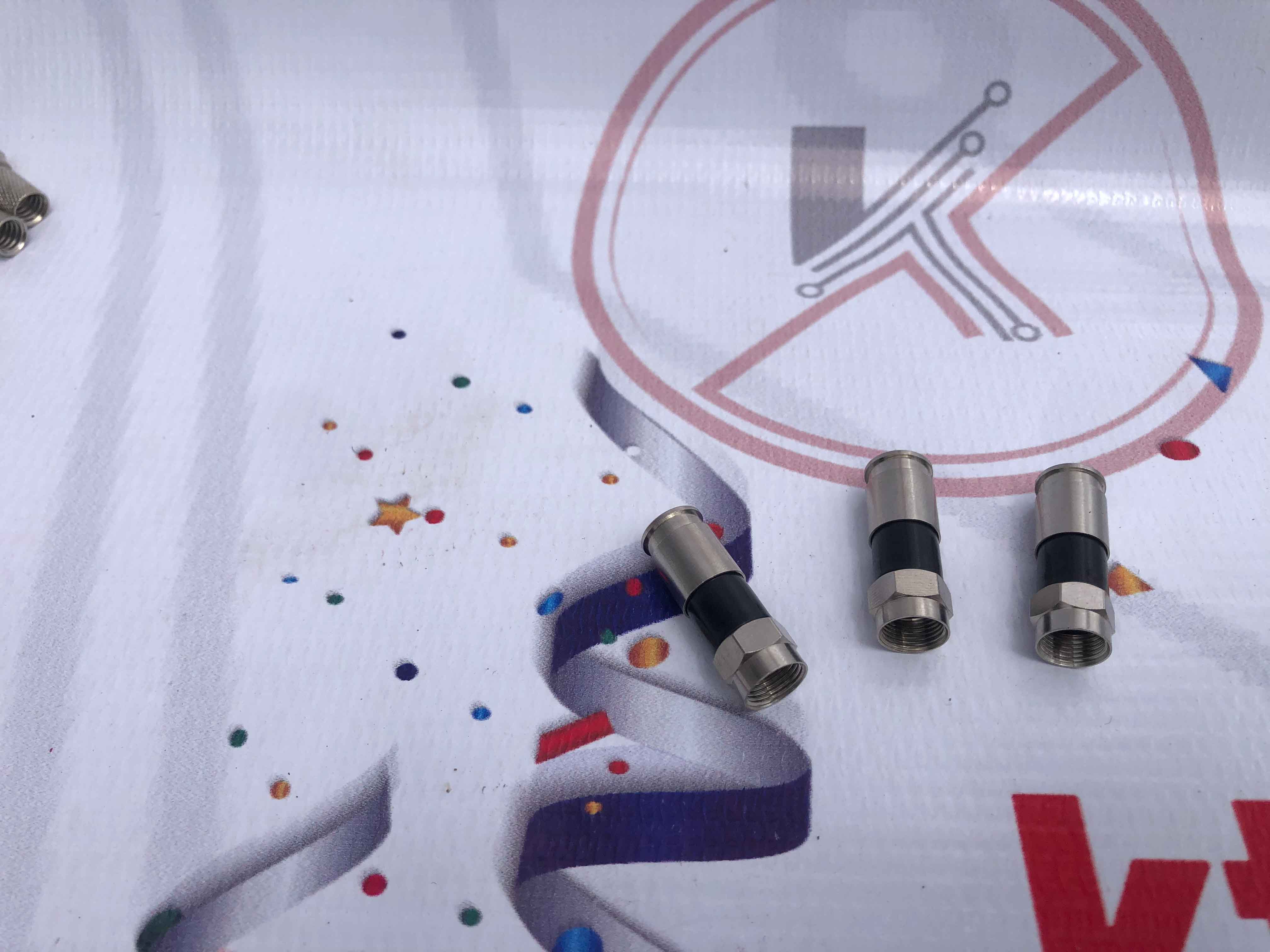 TV Antenna Connector Set, Universal Coaxial Connectors & Adapters for Digital TV Antenna Cable Installation
