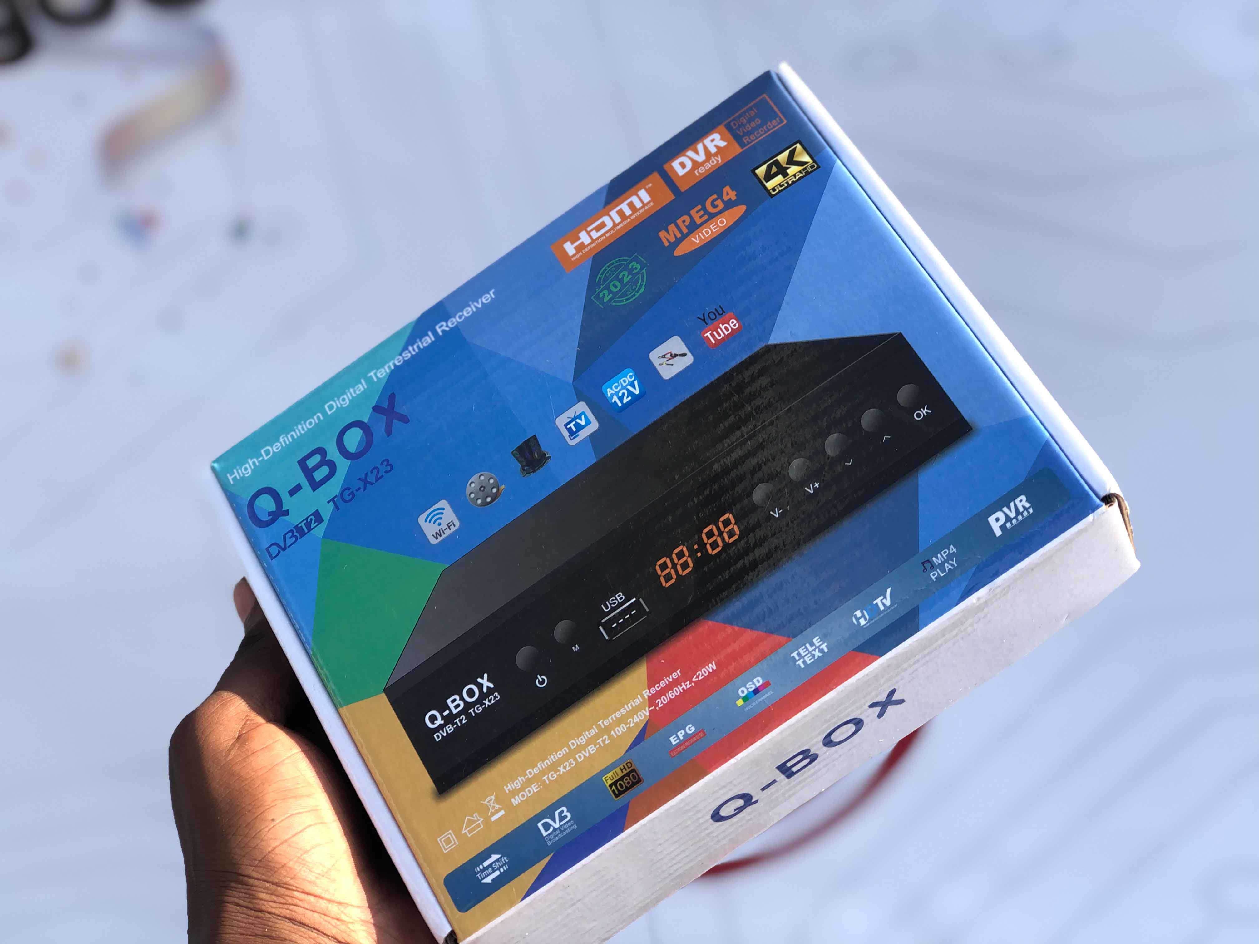 Q Box Free-to-Air (FTA) Digital TV Decoder – Free Local Channels Receiver