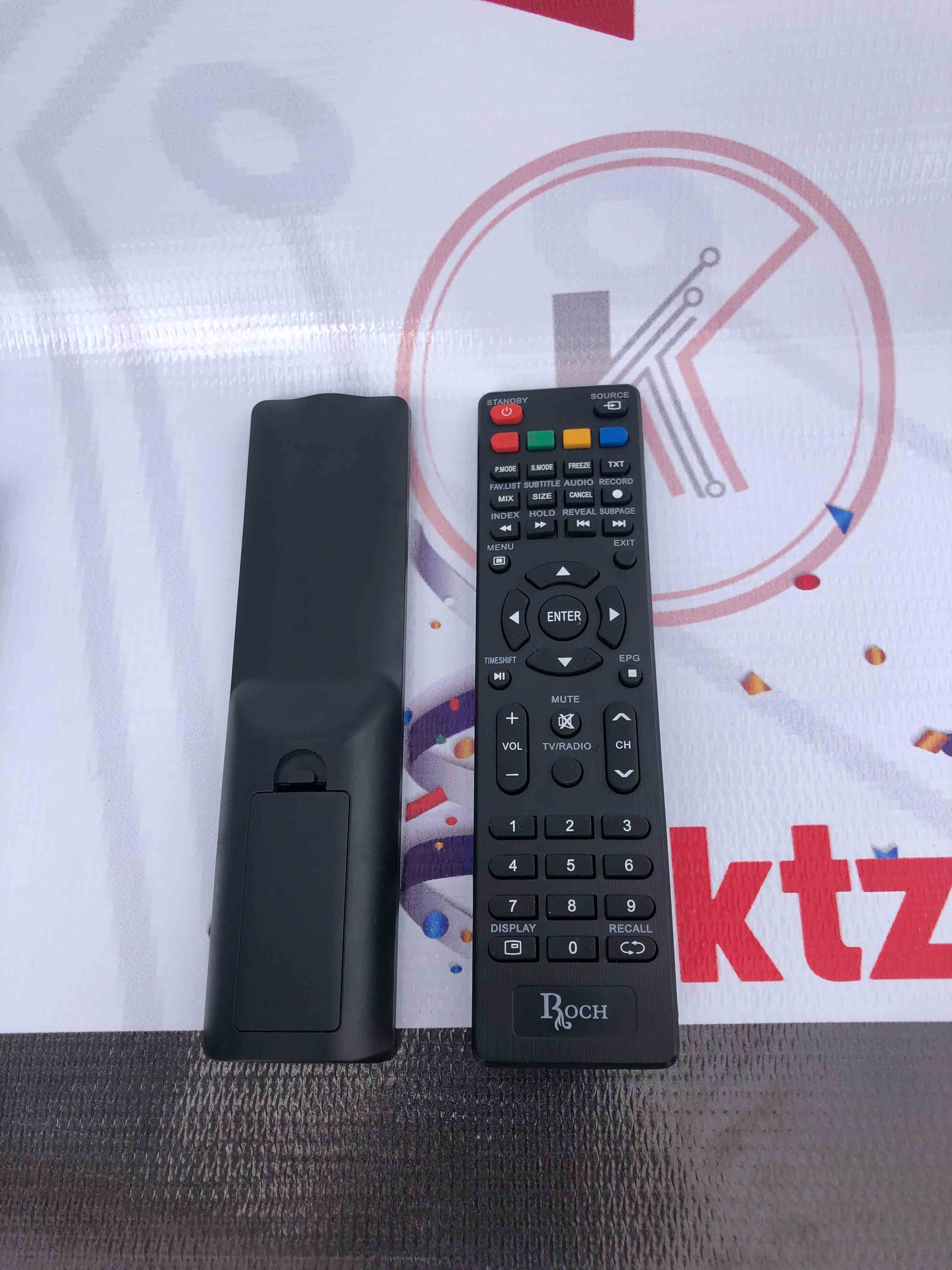 Replacement Remote Control for ROCH LED & Smart TVs
