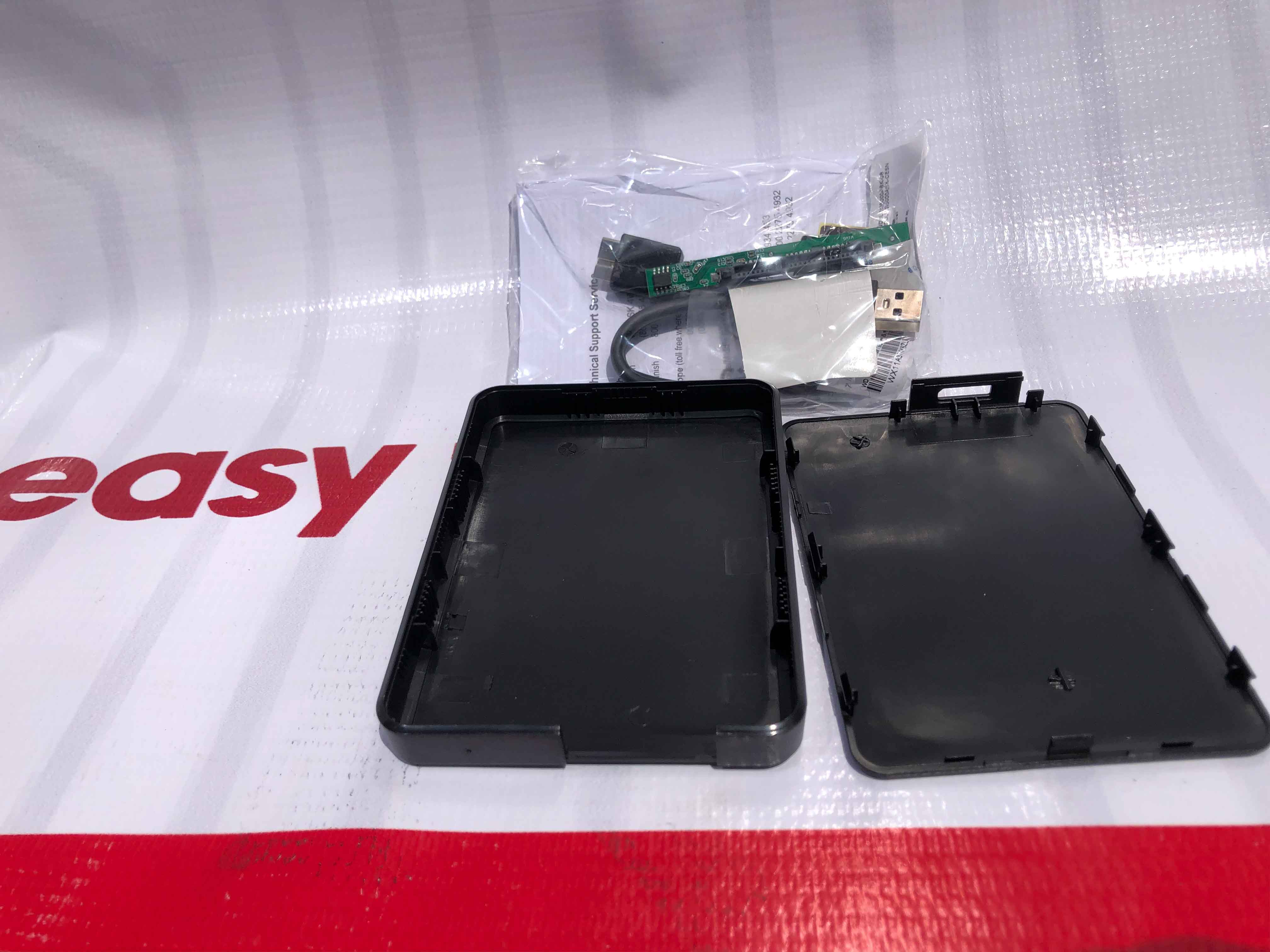 HDD Enclosure External Hard Drive Case, USB Adapter Cover for 2.5 Inch SATA HDD/SSD to External Drive
