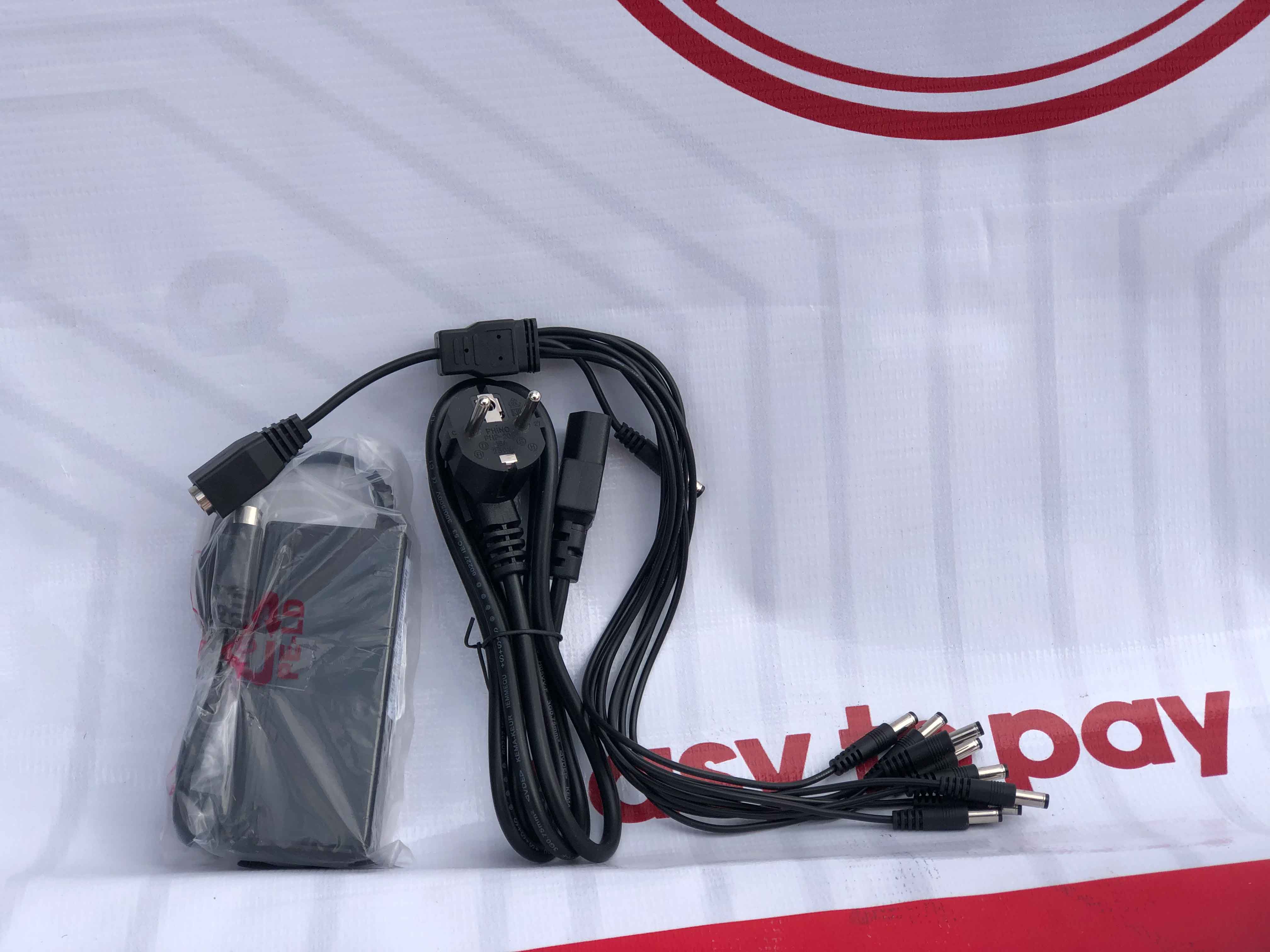 12V 6A CCTV Power Supply with 1 to 8 Way Splitter Cable UL Listed AC DC Adapter for Security Camera DVR System 5.5 x 2.1mm Compatible with all DVRs cameras