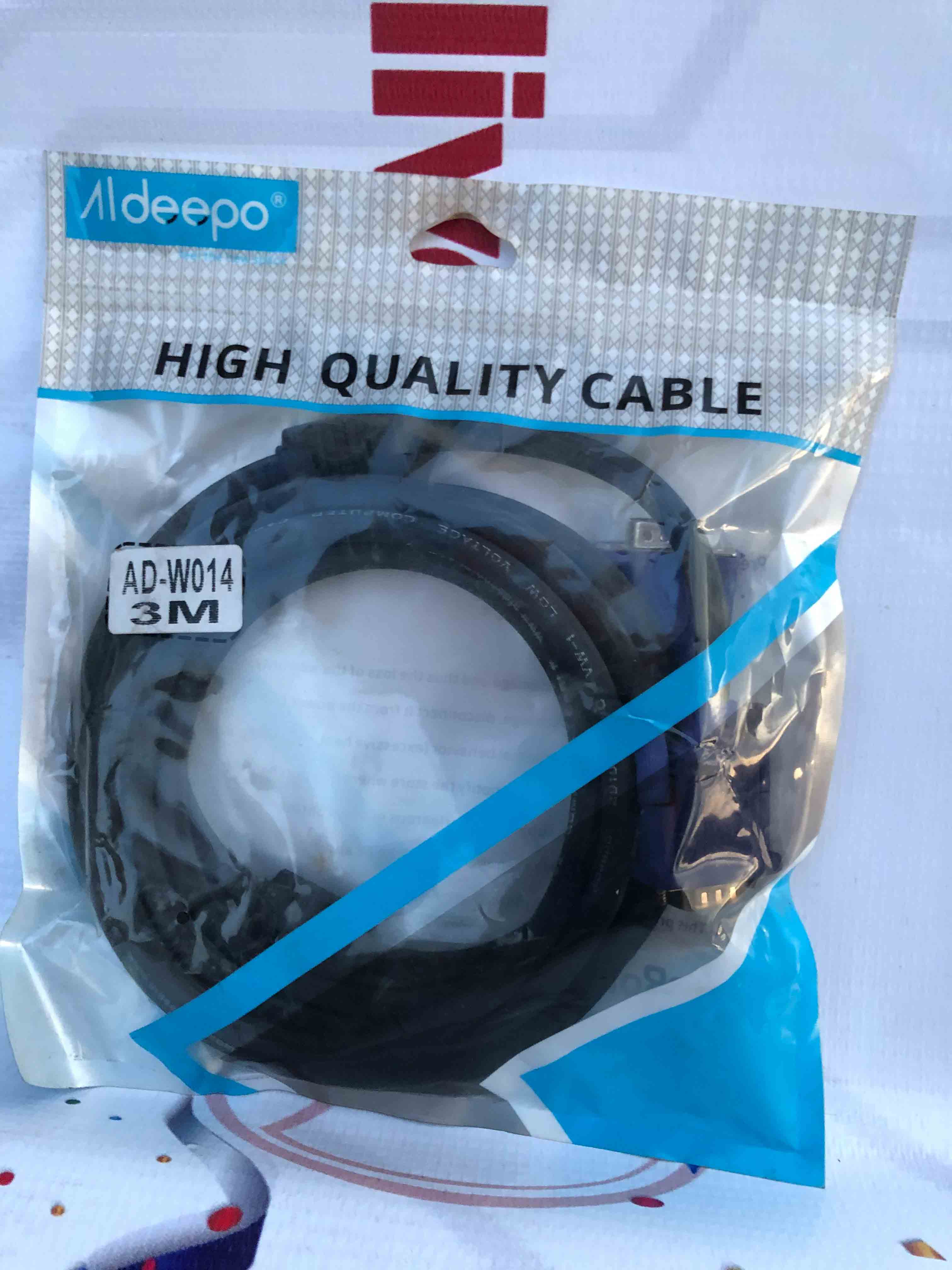 Super VGA (SVGA) HD15 15-Pin Video Extension Cable Male to Female (M/F) – VGA Monitor Extension Cord with Ferrite Core for PC, TV & Projector (Price Depends on Length)
