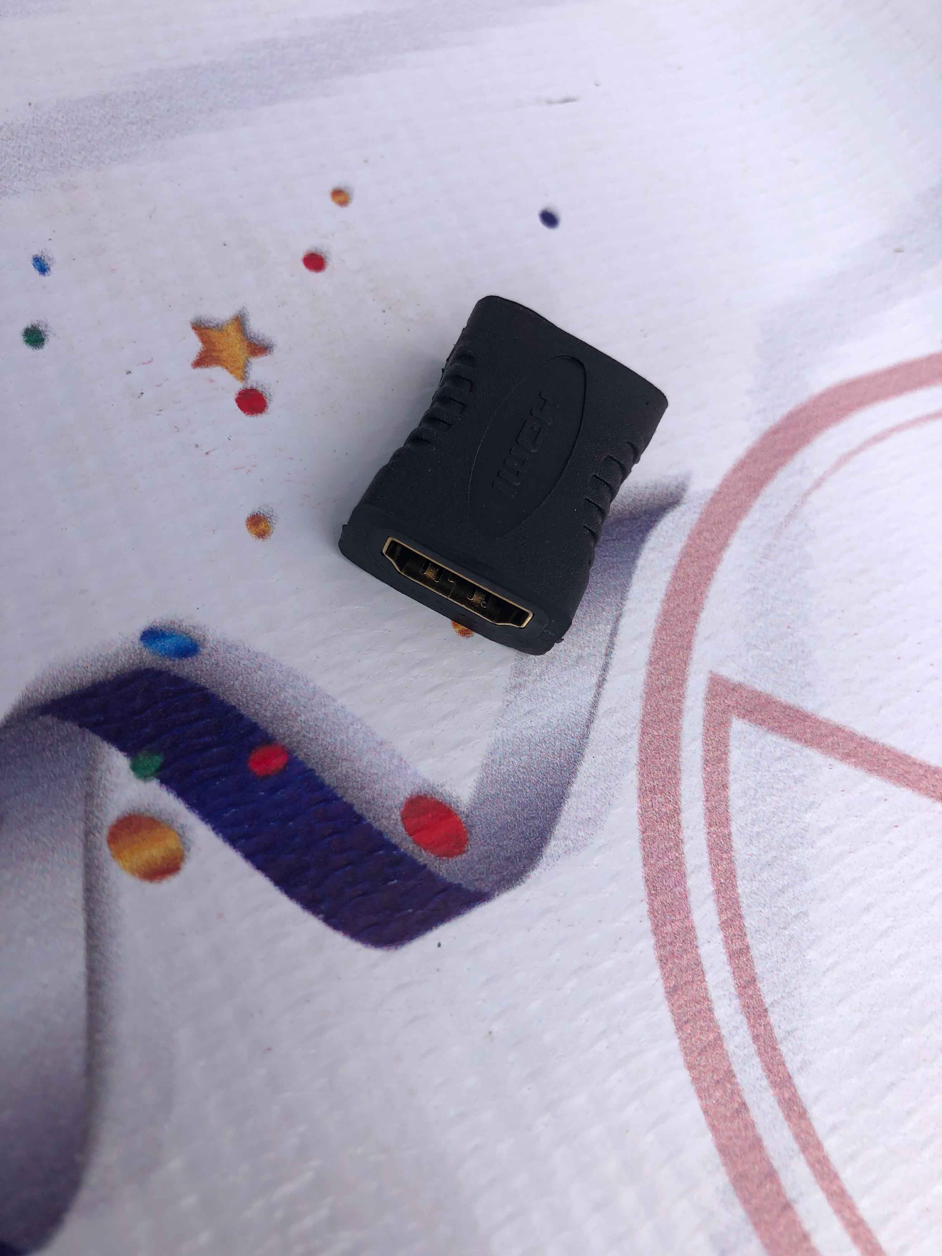 HDMI Joiner Adapter, HDMI Female to Female Coupler Connector for Connecting Two HDMI Cables, 4K HD Video & Audio Support