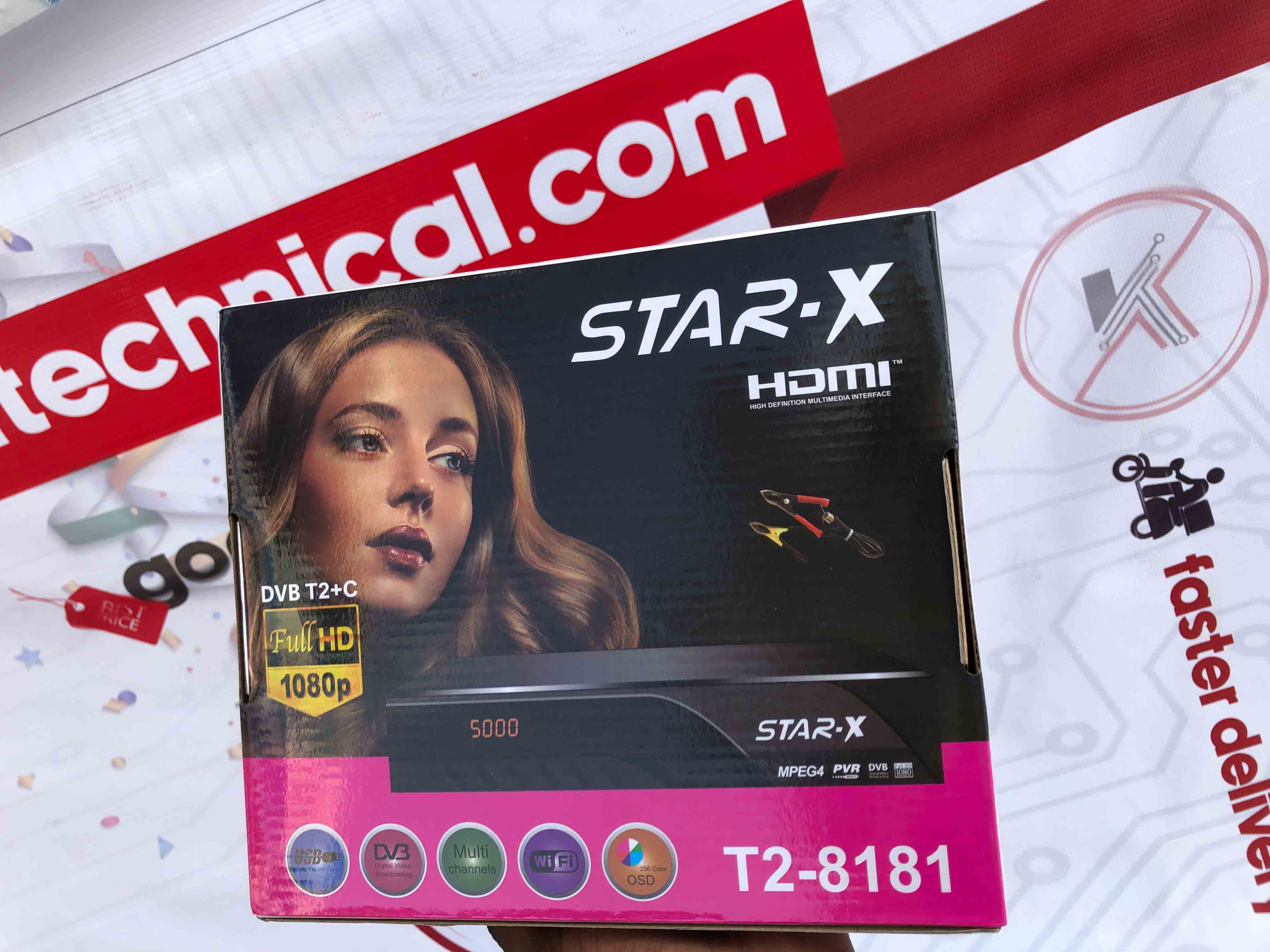 Star X Free-to-Air (FTA) Digital TV Decoder – Free Local Channels Receiver