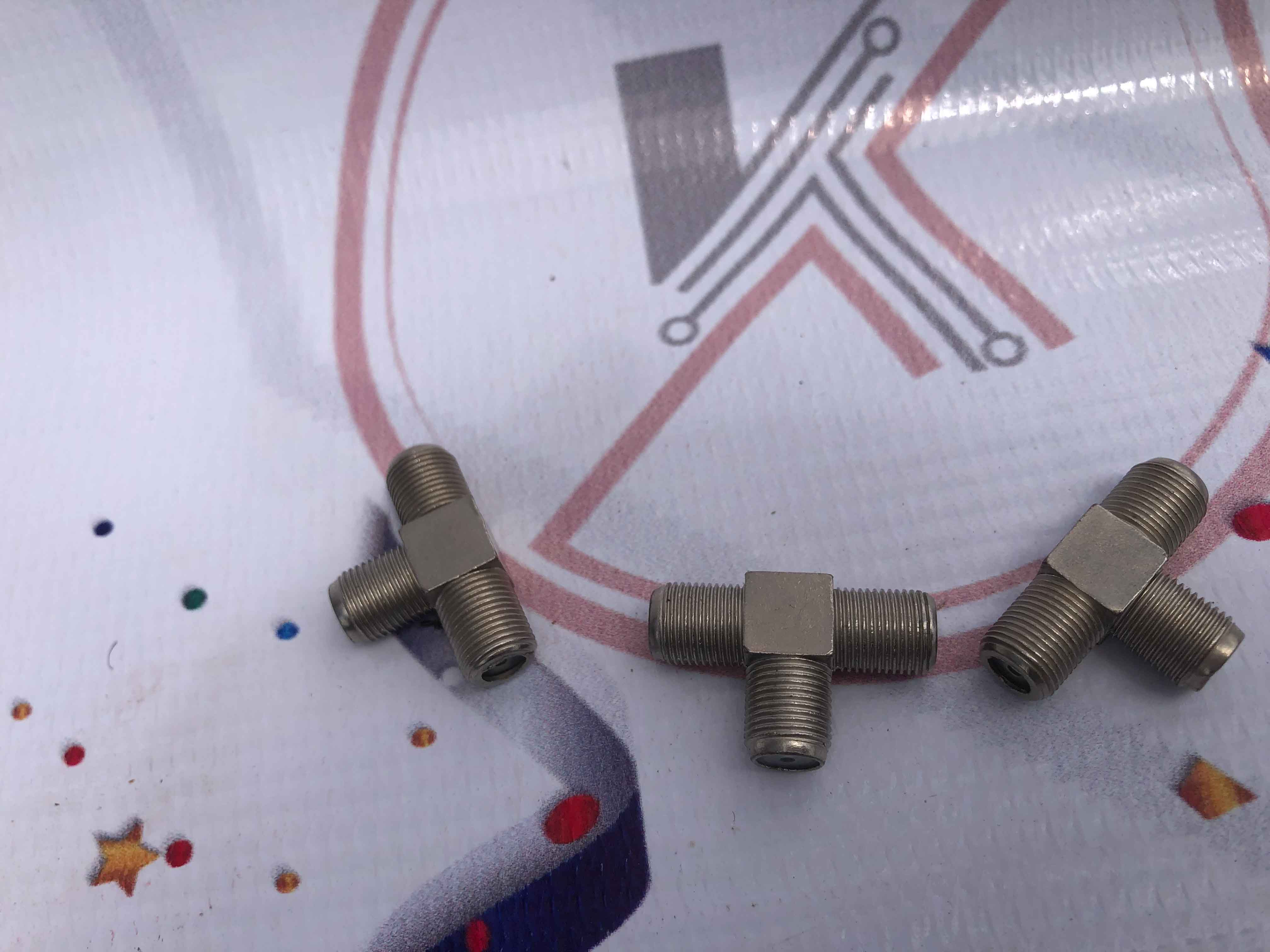 TV Antenna Connector Set, Universal Coaxial Connectors & Adapters for Digital TV Antenna Cable Installation