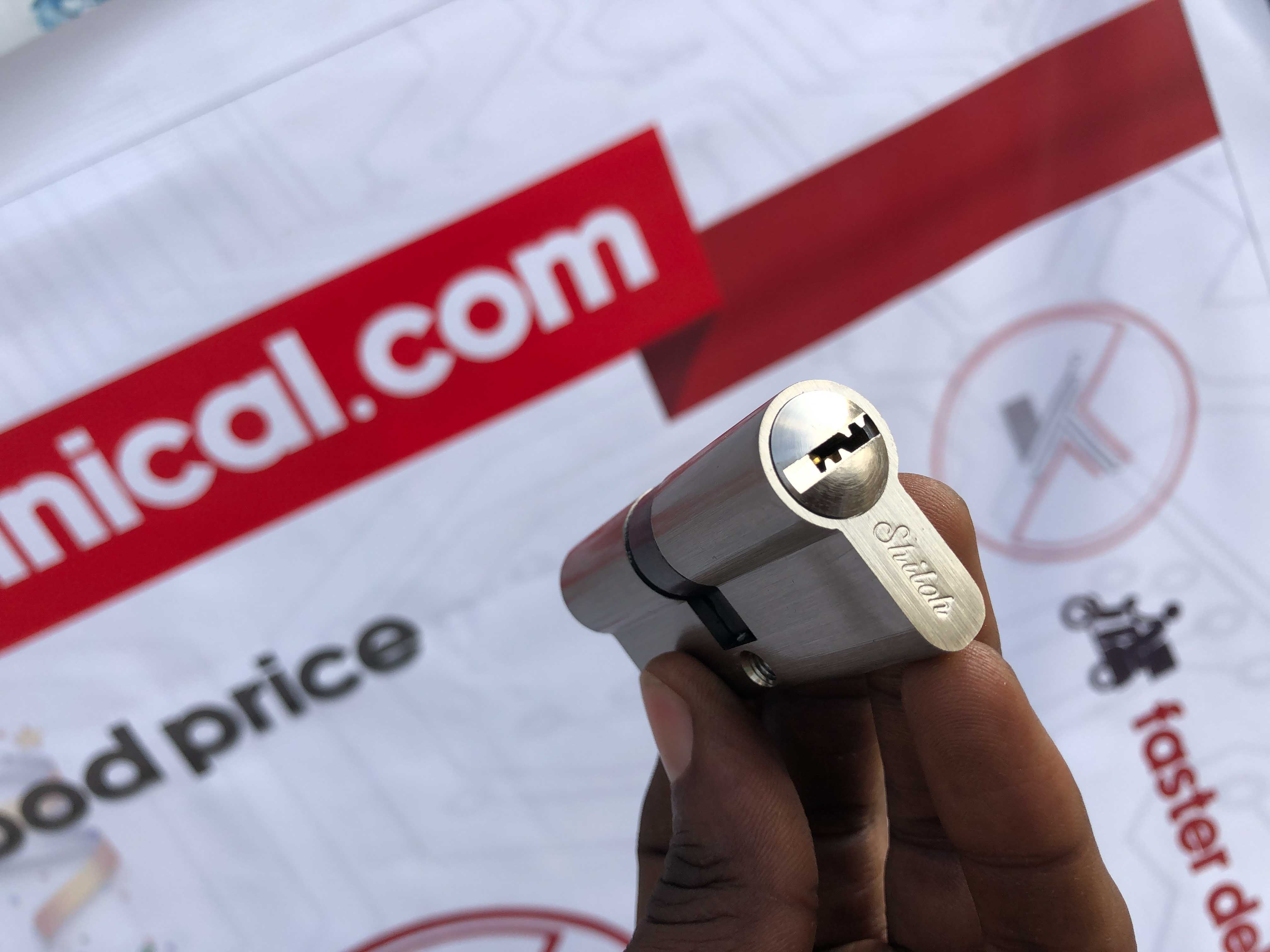High Precision 10 Pin Lock Cylinder, Security Door Lock Core Replacement for Anti-Theft Locks & Locksmith Applications