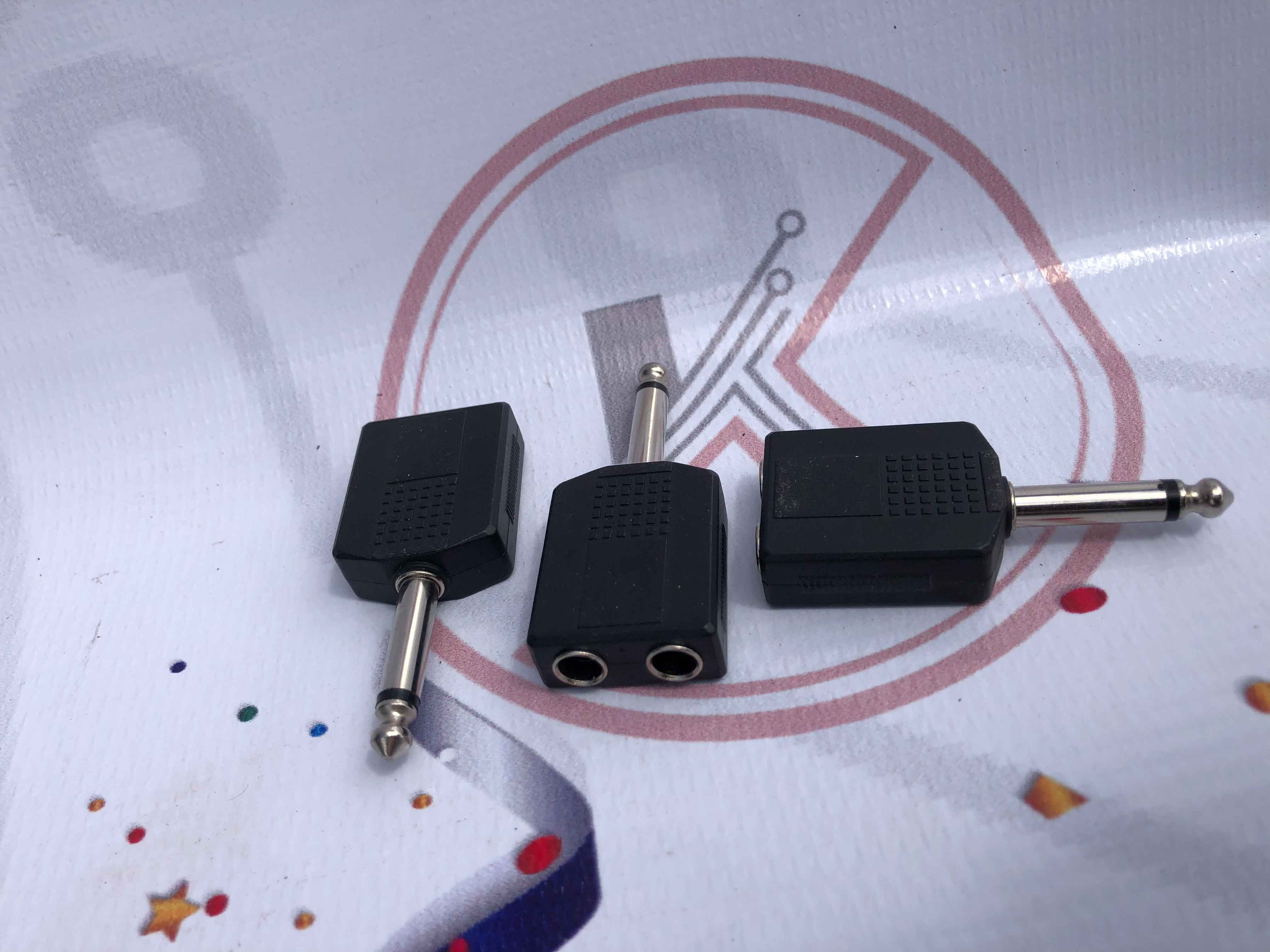 Stereo Male Jack Connector 6.35mm (1/4 Inch) Audio Plug for Mixer, Amplifier, Speaker Cable & Professional Sound Systems