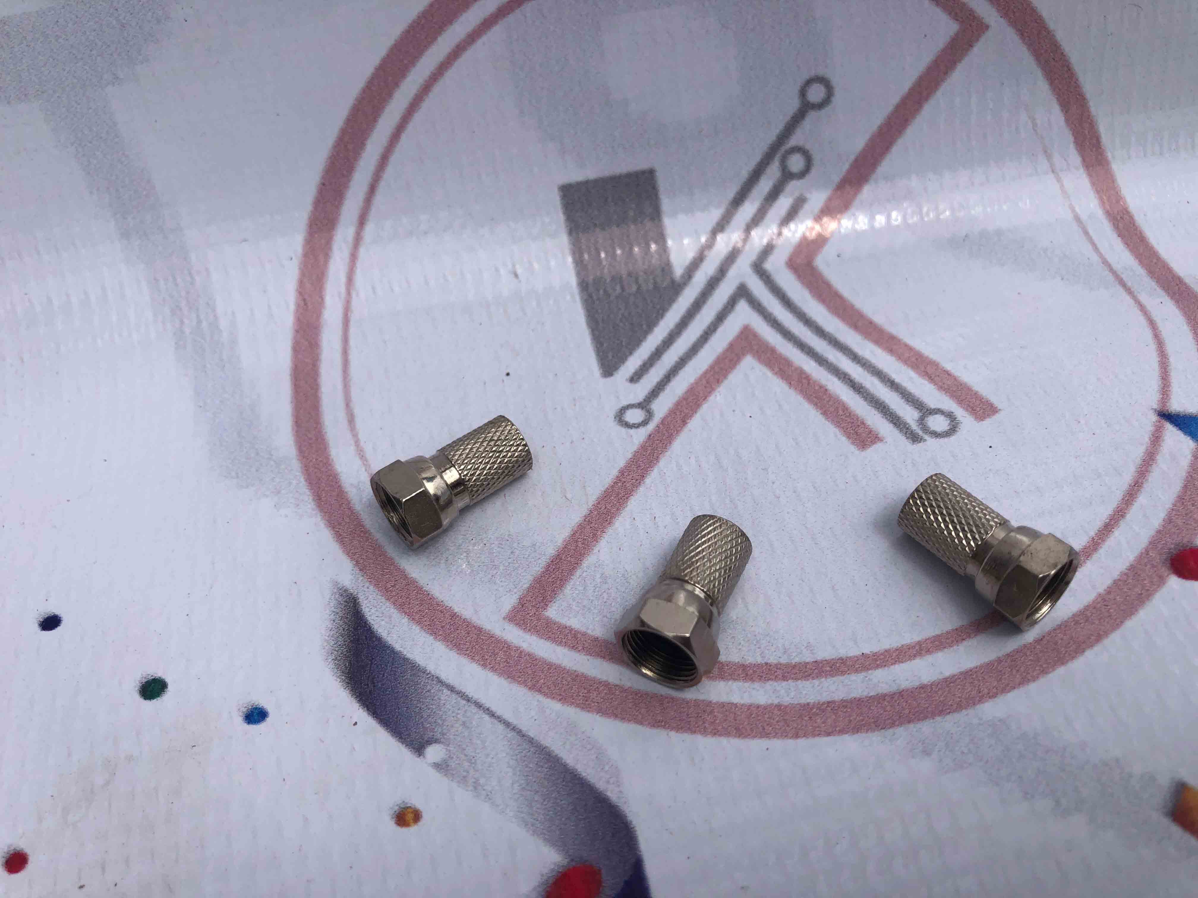 TV Antenna Connector Set, Universal Coaxial Connectors & Adapters for Digital TV Antenna Cable Installation