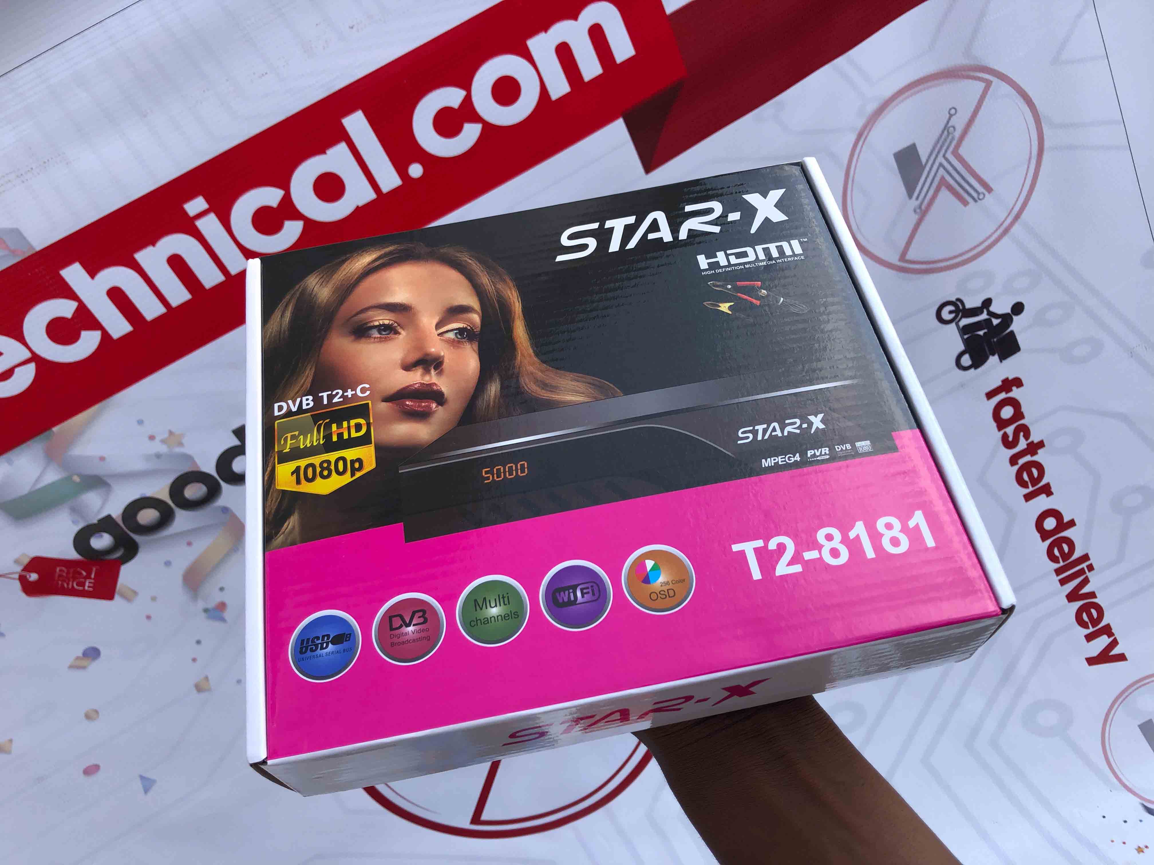 Star X Free-to-Air (FTA) Digital TV Decoder – Free Local Channels Receiver