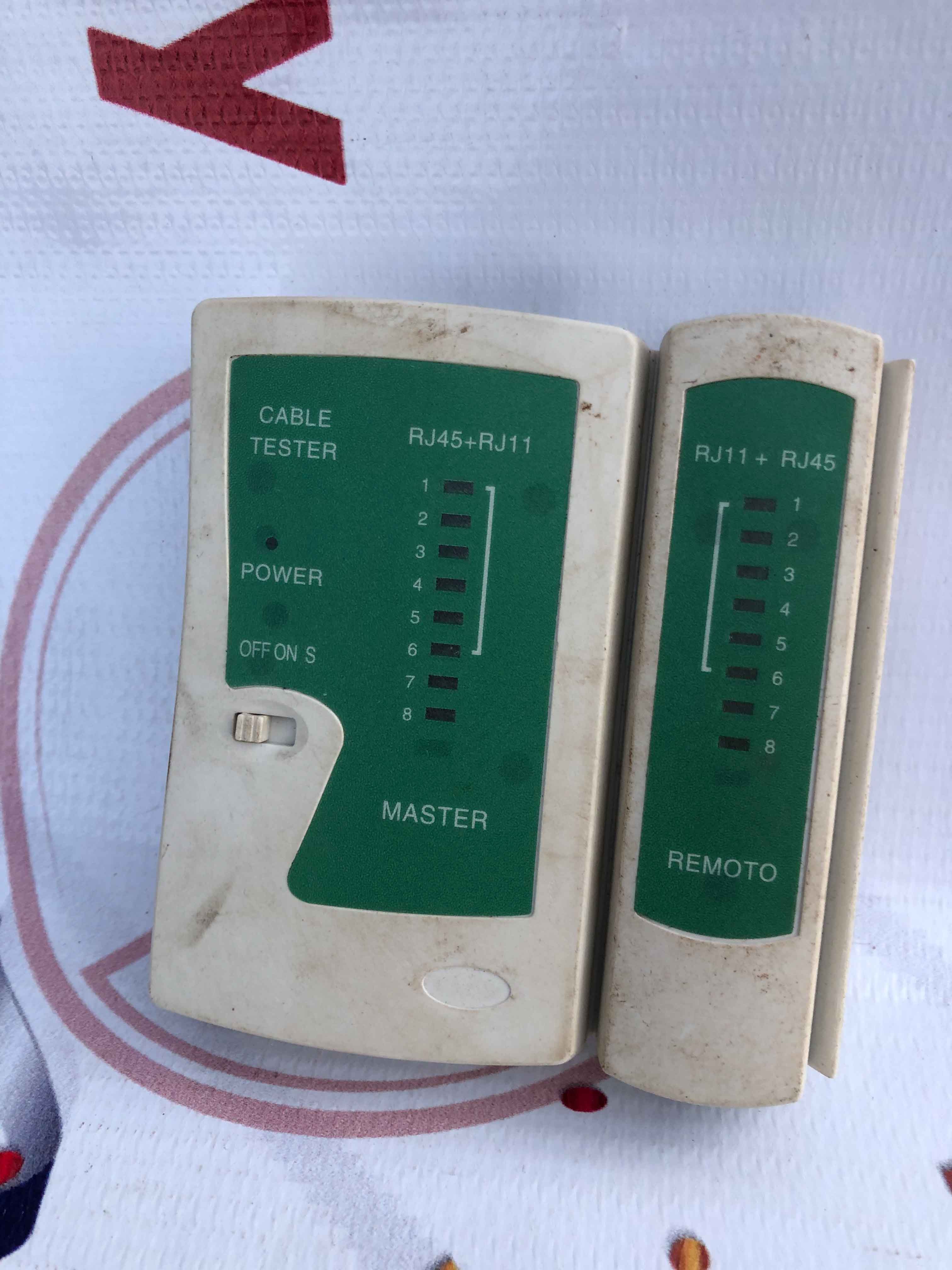 Network Cable Tester for RJ45 RJ11 Ethernet LAN Cable Testing Tool for CAT5 CAT6 Network Cables