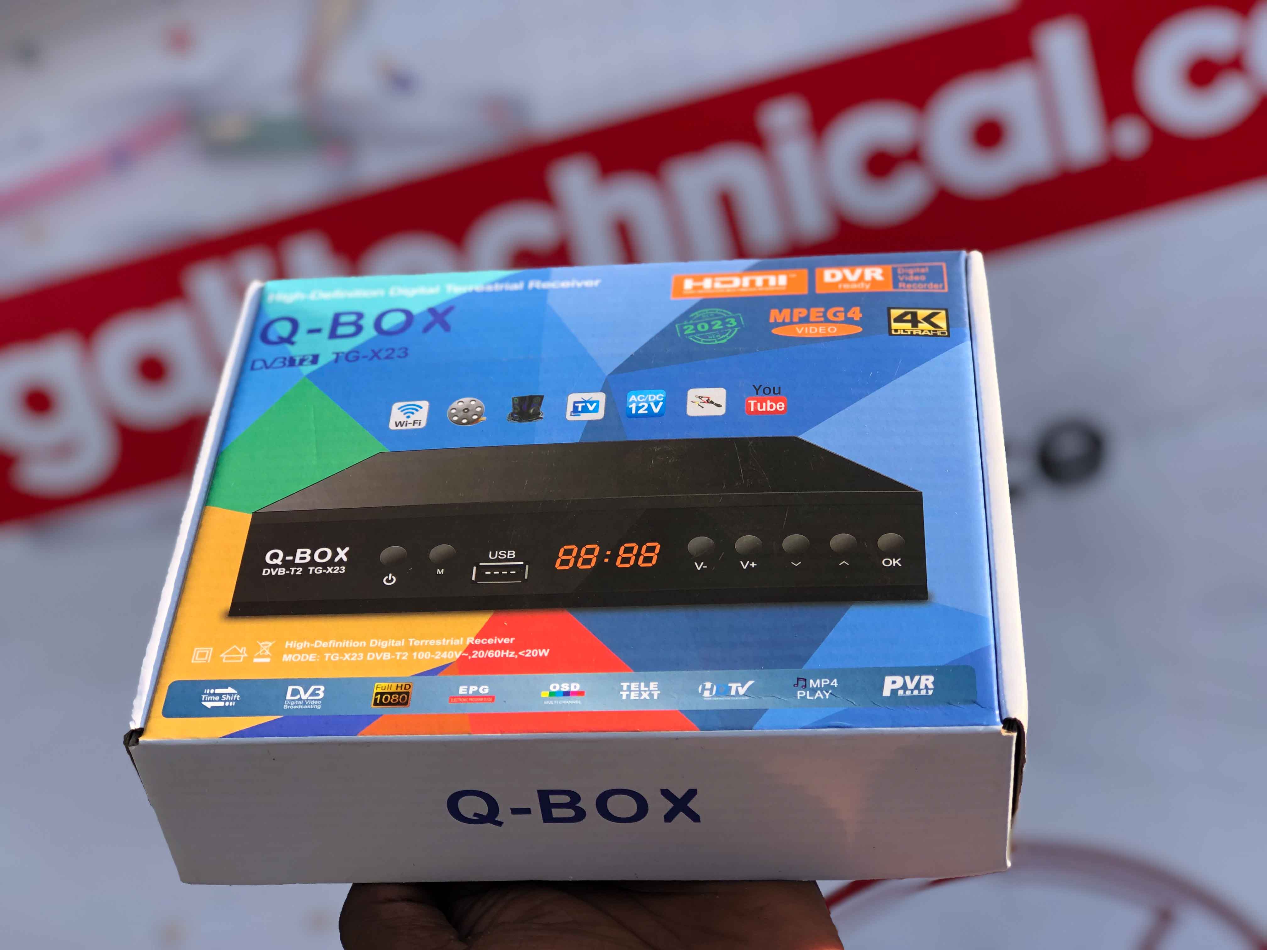 Q Box Free-to-Air (FTA) Digital TV Decoder – Free Local Channels Receiver