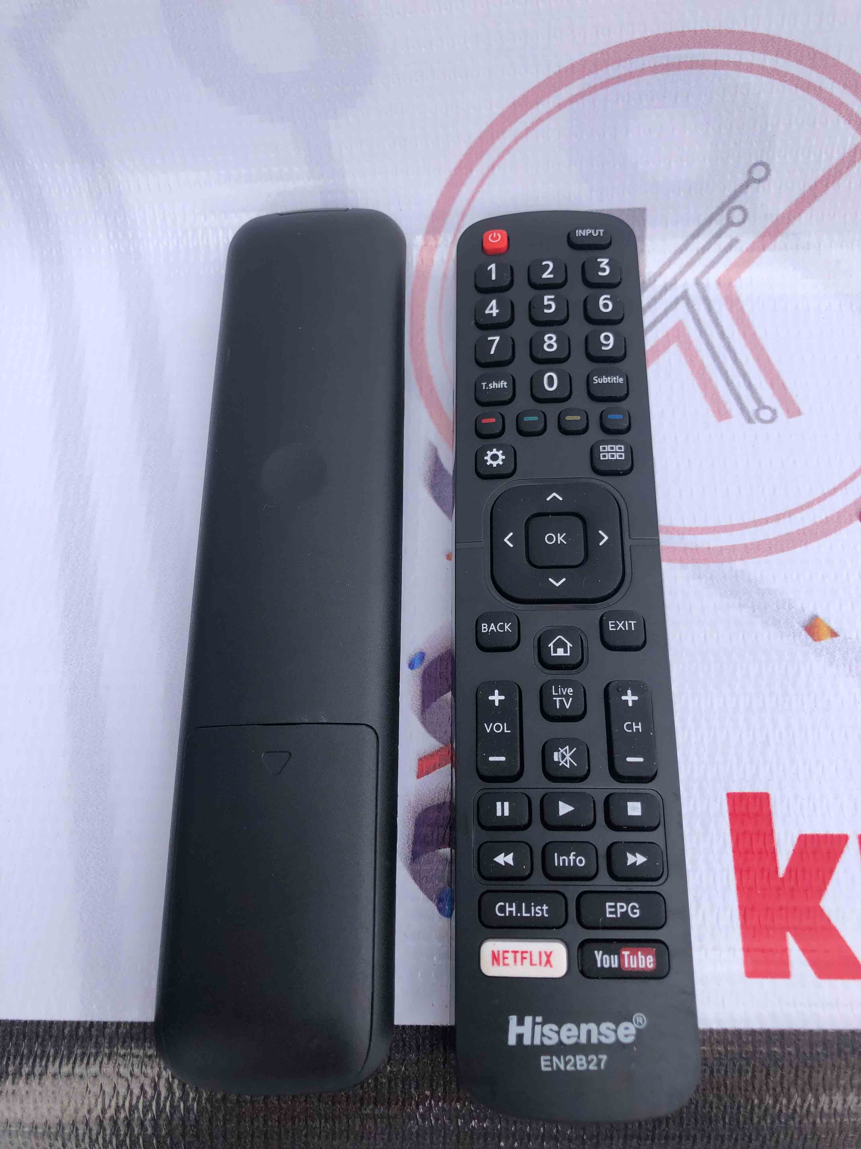 Hisense EN2A27HT TV Remote Control for 30H5D 40H5D 43H5D 43H620D televisions (Renewed)