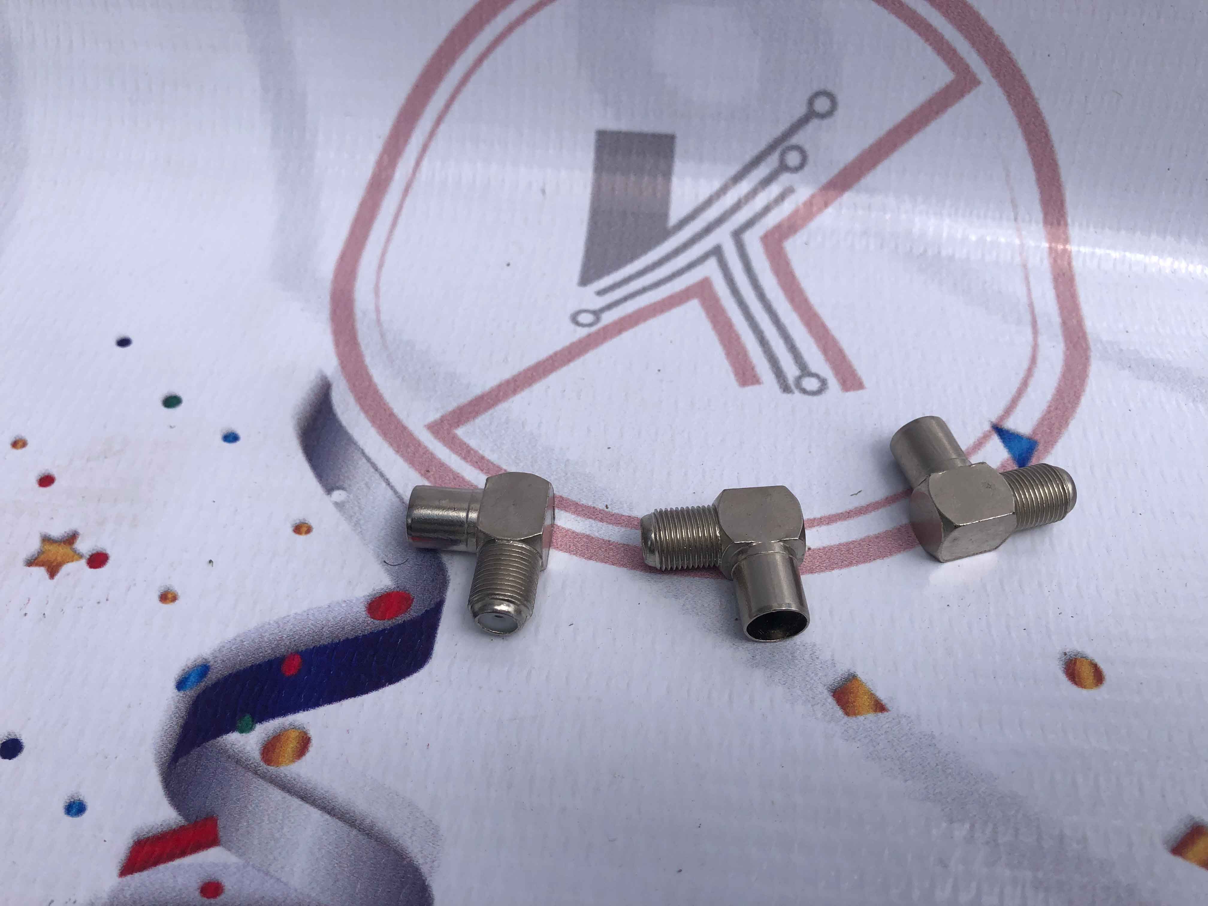 TV Antenna Connector Set, Universal Coaxial Connectors & Adapters for Digital TV Antenna Cable Installation