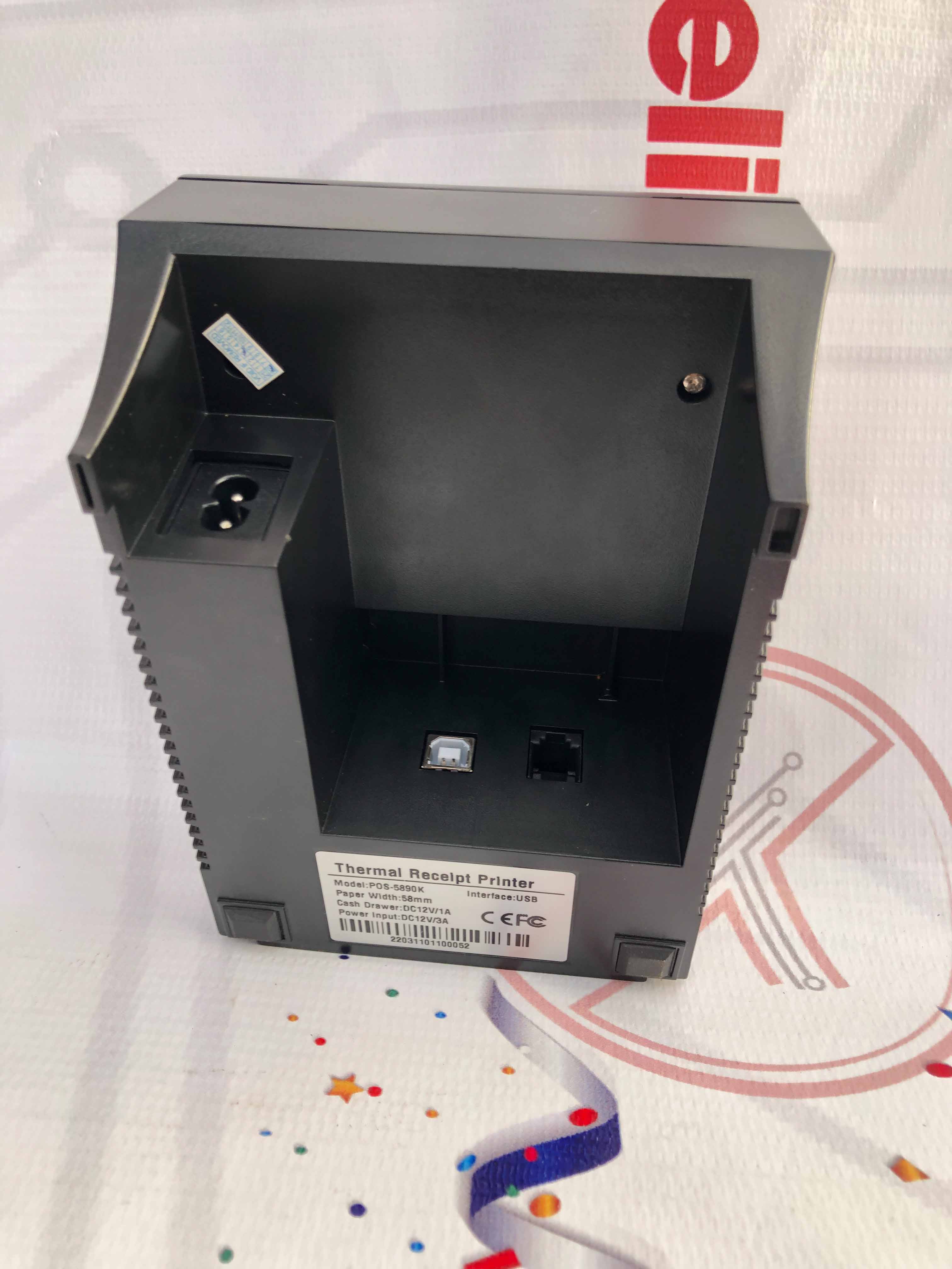 Thermal Printer Receipt Printer Mini POS Printer for Bills, Labels & Receipts USB/Bluetooth Printing Machine