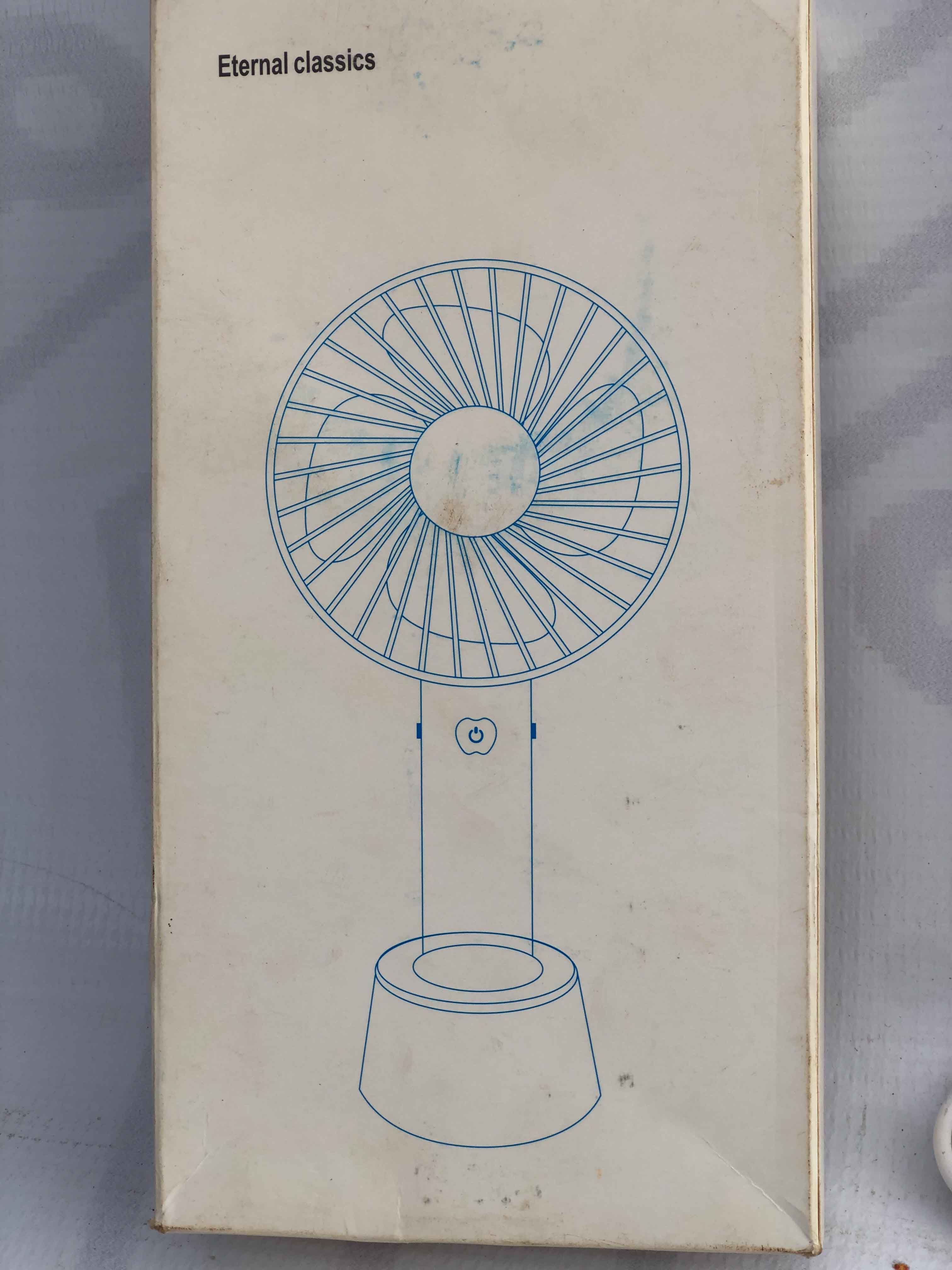 Mini Hand Fan Portable Rechargeable USB Fan, Compact Personal Cooling Fan for Home, Office & Travel