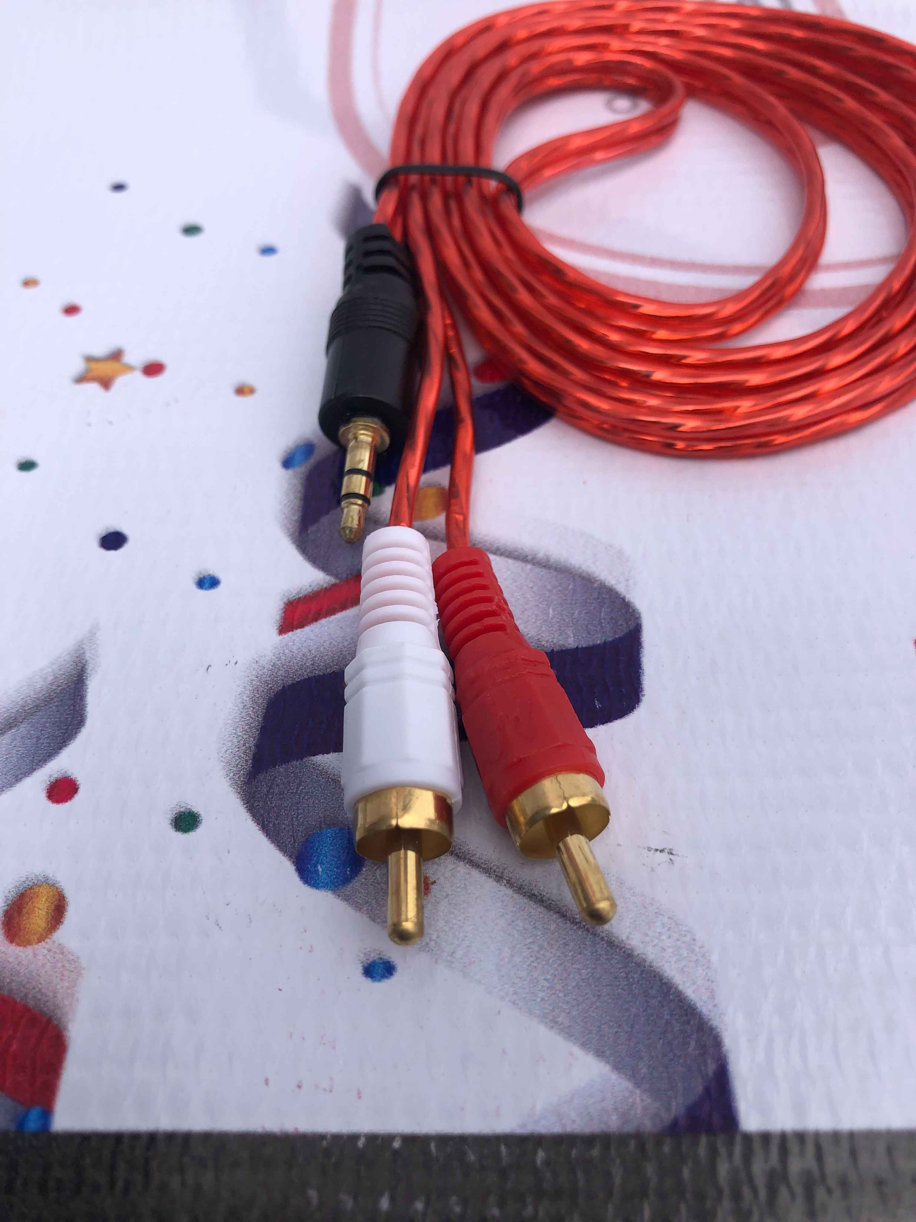 3 RCA Composite AV Cable – Red, White & Yellow Audio Video Cable for TV, DVD Player, Game Console, Set-Top Box & Home Theater (Price Depends on Length)