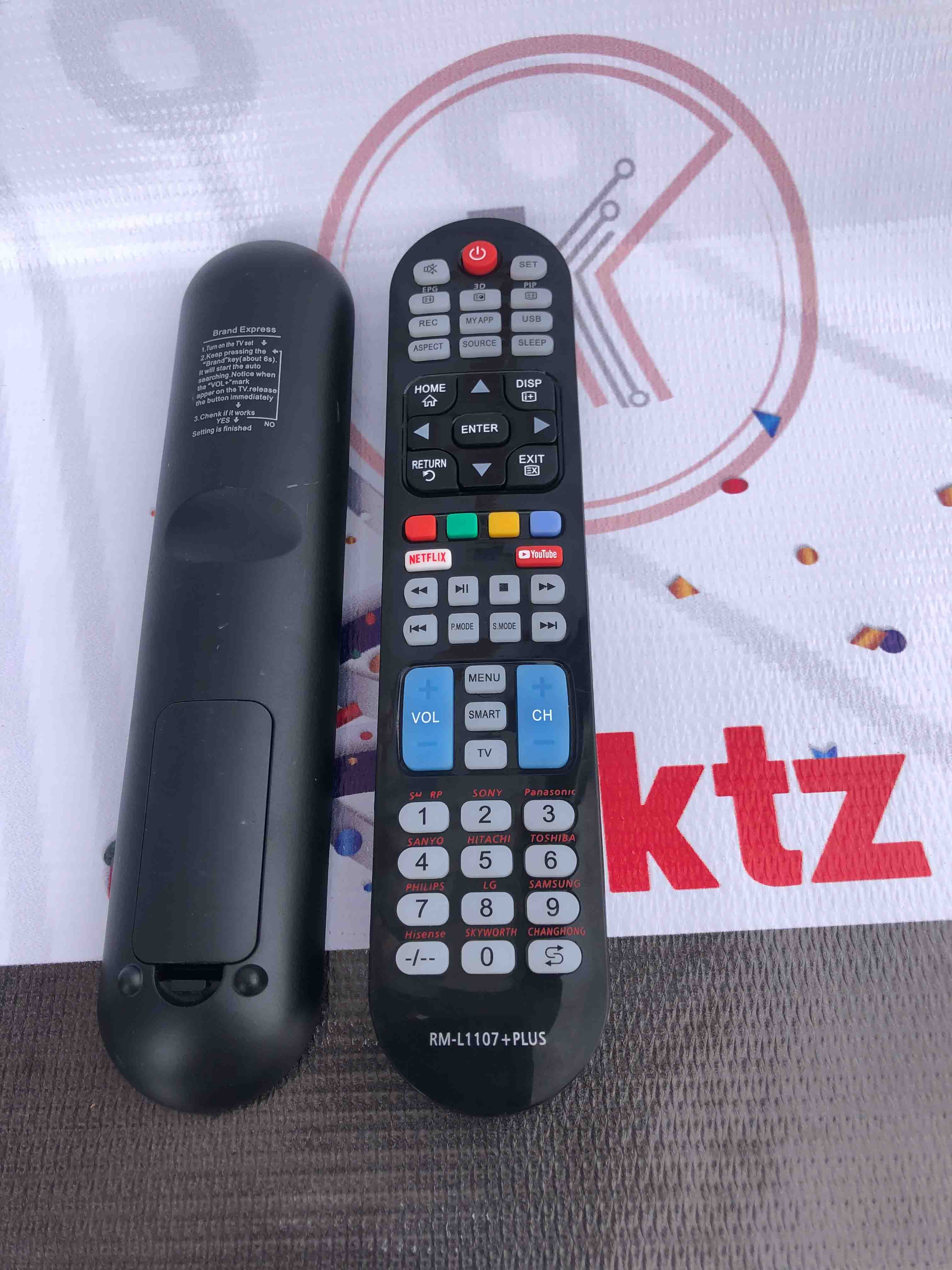Universal TV Remote Control – Compatible with All Major TV Brands